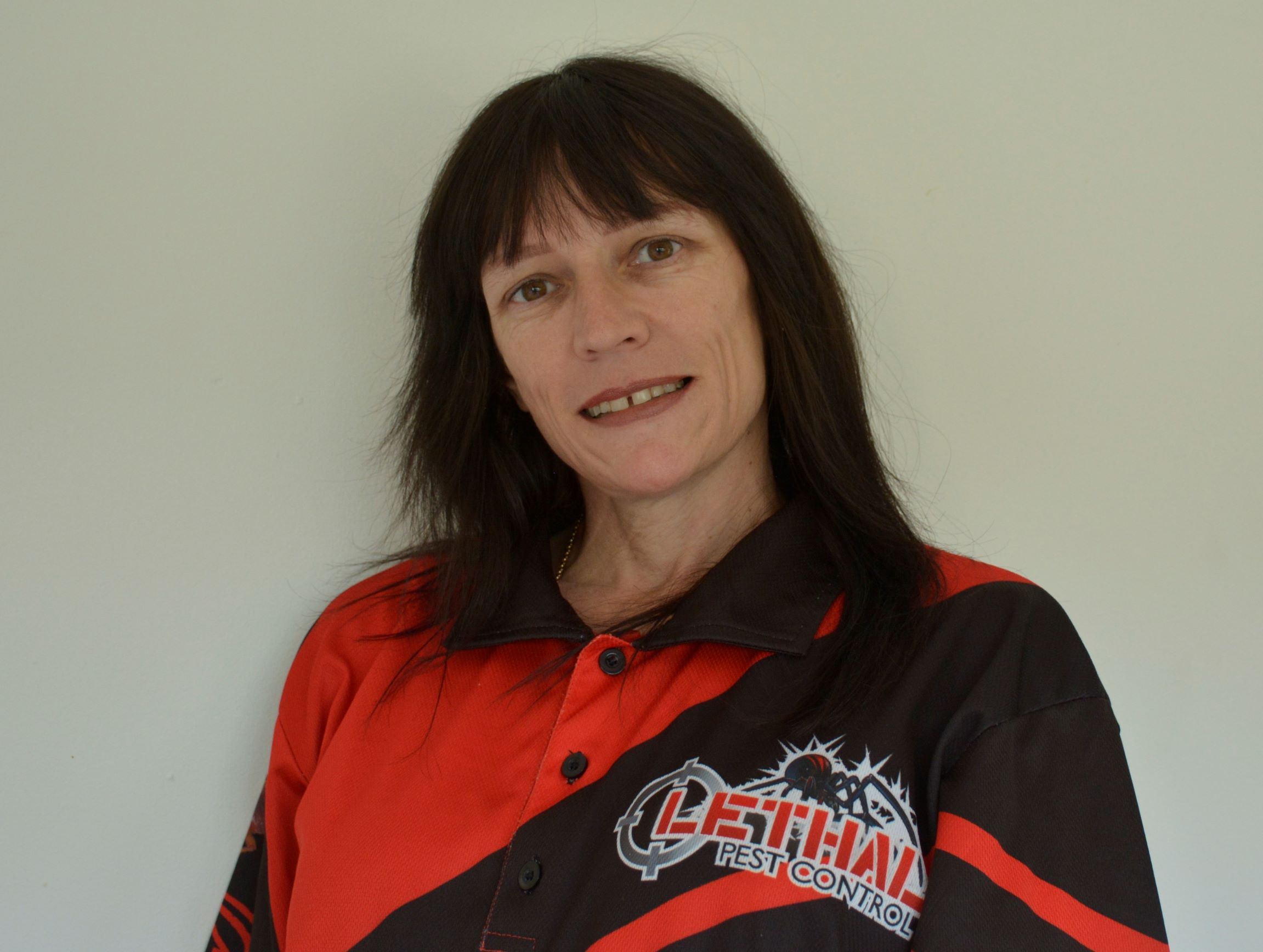 Female pest controller Michelle is a mentor to others